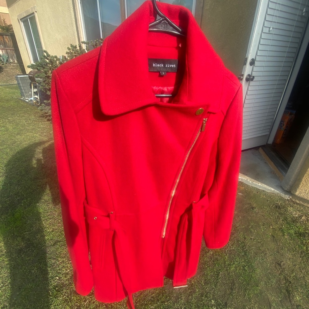 Red BLACK RIVET jacket , used - Picture 12 of 15
